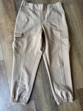 CALIA Women Beige Cargo Jogger Pants